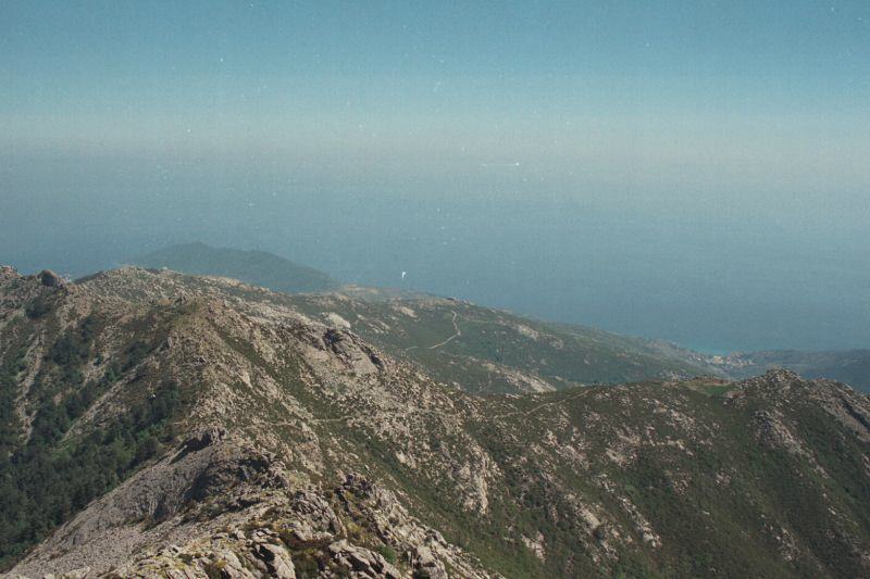 Pfad zum Colle della Grottaccia