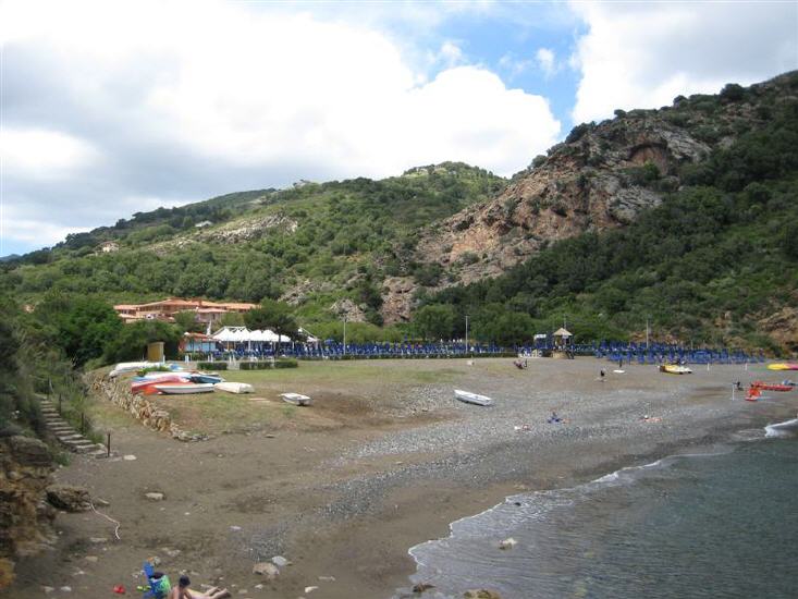 Strand von Ortano Mae auf Elba